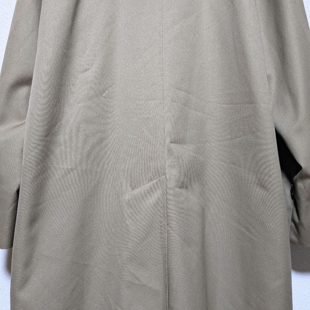 美品 英国製 80s バーバリー ステンカラーコート レディース ウールライナー