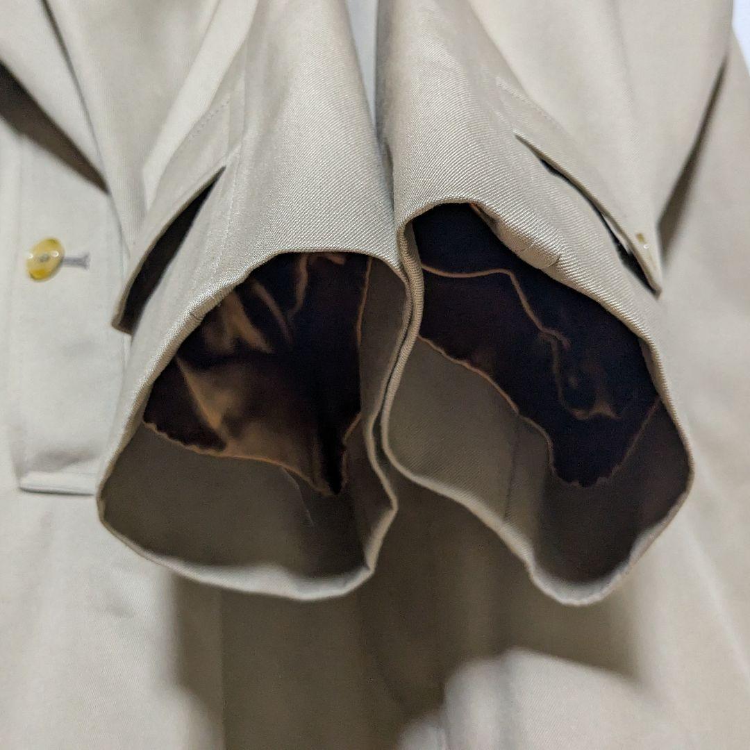 美品 英国製 80s バーバリー ステンカラーコート レディース ウールライナー