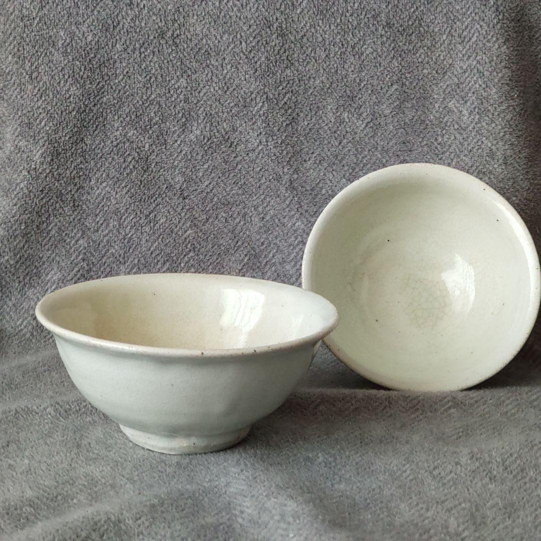 小林東五　粉引くみ出し(２客)　中古品　李朝