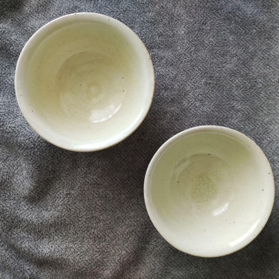 小林東五　粉引くみ出し(２客)　中古品　李朝