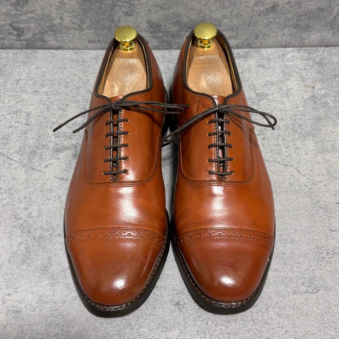 極美品　アレンエドモンズ　ドレスシューズ Byron ブラウン　本革　2042