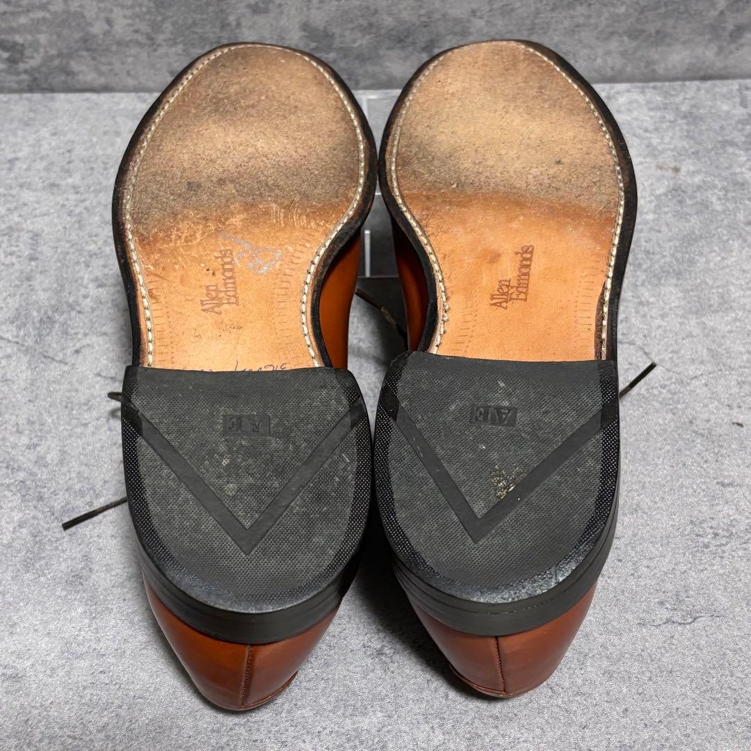 極美品　アレンエドモンズ　ドレスシューズ Byron ブラウン　本革　2042