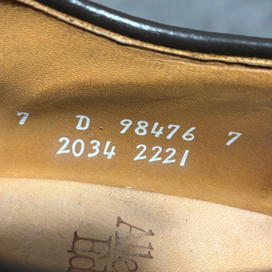 極美品　アレンエドモンズ　ドレスシューズ Byron ブラウン　本革　2042