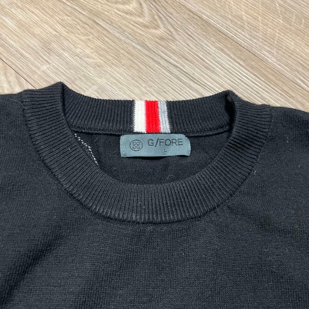 G/FORE ジーフォア 黒 Gロゴ セーター
