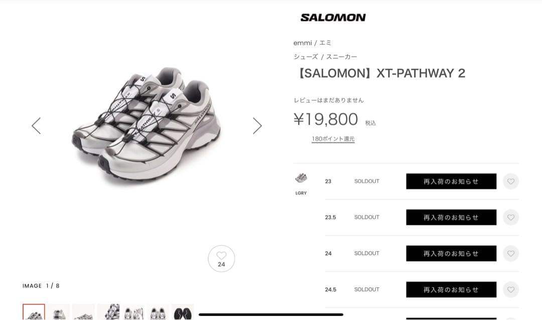 靴 SALOMON XT PATHWAY