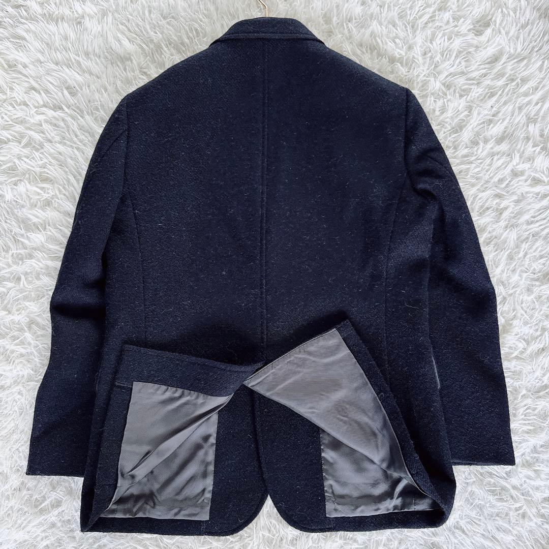 【エディーバウアー】Harris Tweed ジャケット ネイビー Sサイズ
