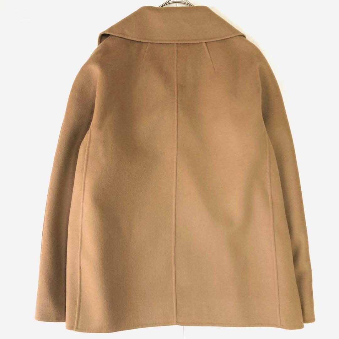 美品✨️サイズ44 マックスマーラ クチートアマーノピーコート キャメルカラー