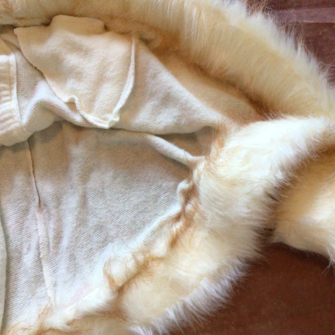 y2k LIZ LISAリズリサ　希少花柄ファーポンチョ　グランジ　姫ギャル