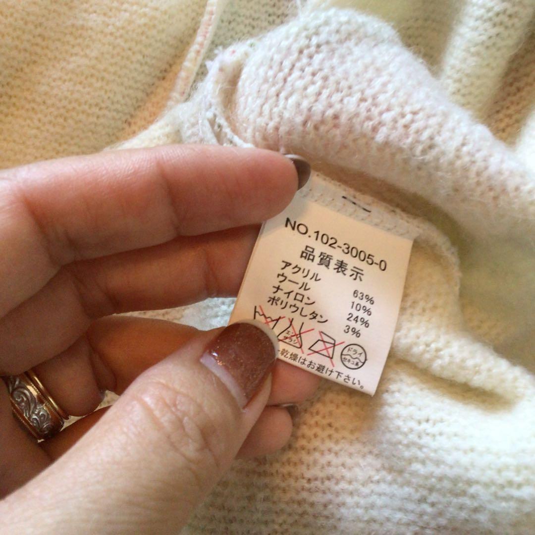 y2k LIZ LISAリズリサ　希少花柄ファーポンチョ　グランジ　姫ギャル