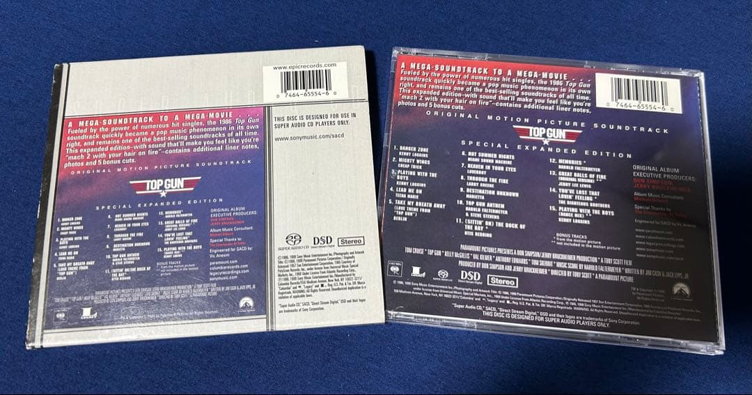 SACD⚫︎「トップ・ガン」サウンド・トラック⚫︎シングルレイヤー、US盤