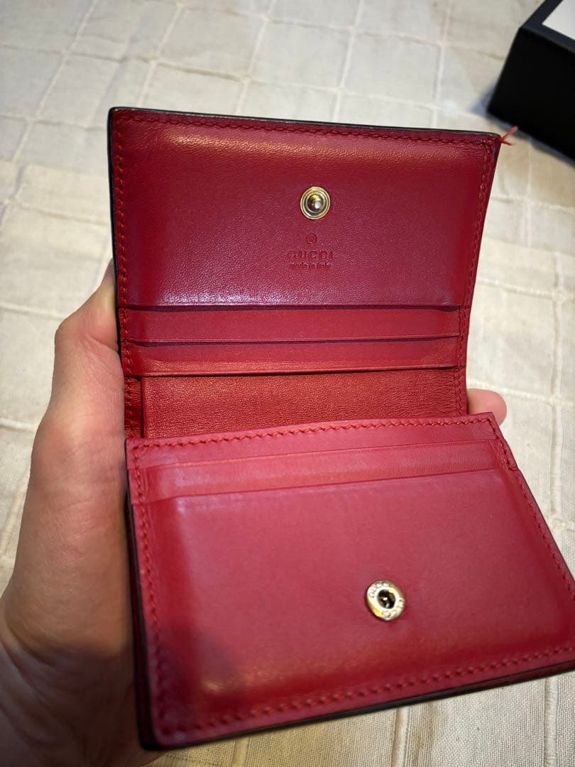 ま*む様 GUCCI 財布 チェリー