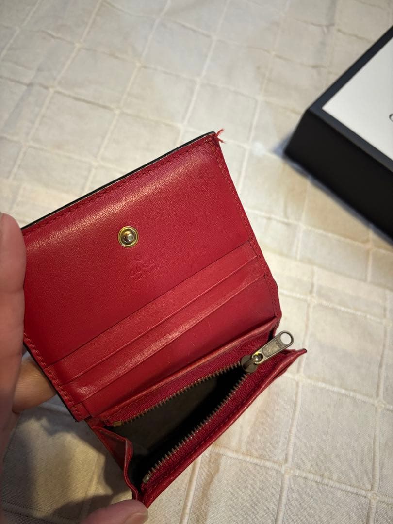 ま*む様 GUCCI 財布 チェリー