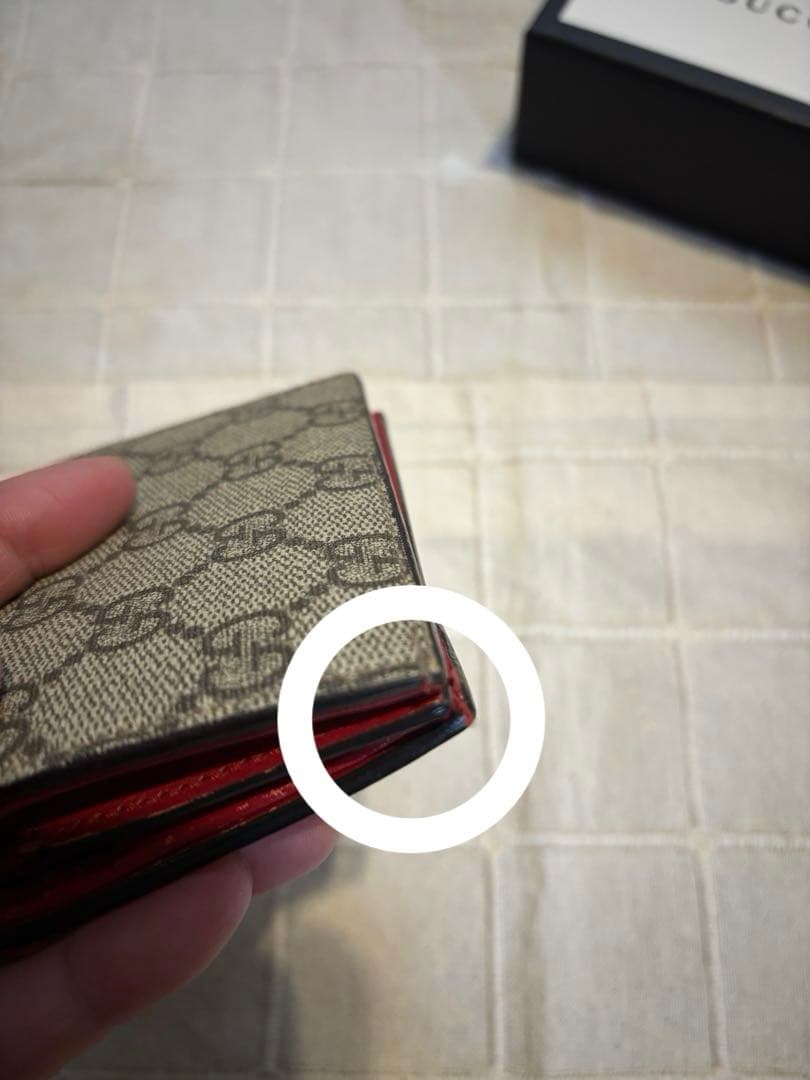 ま*む様 GUCCI 財布 チェリー