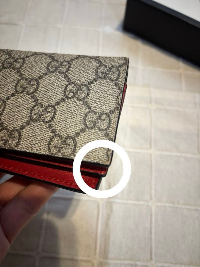 ま*む様 GUCCI 財布 チェリー