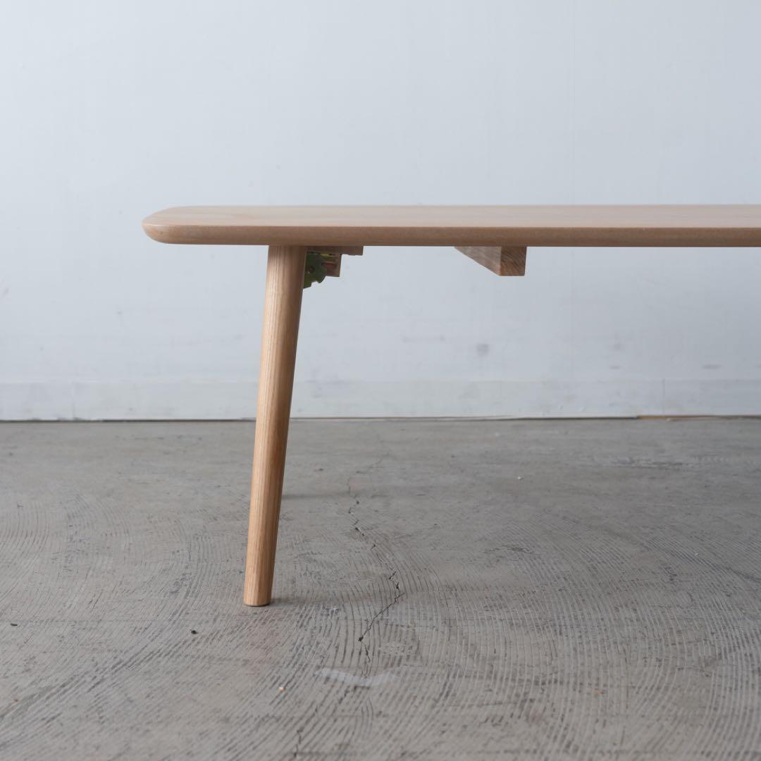 折りたたみテーブル　突板