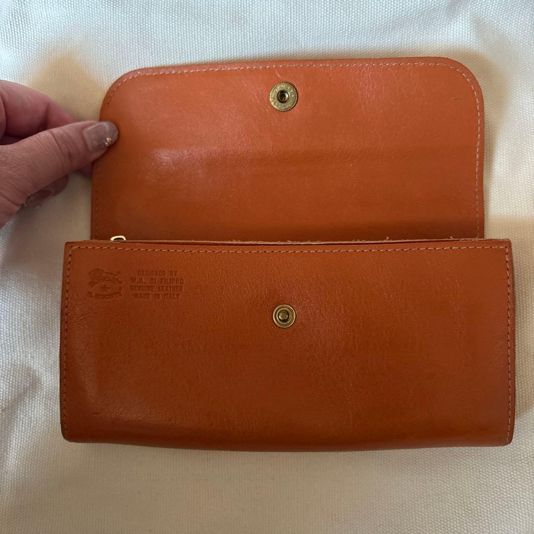 IL BISONTE 長財布 ブラウン レザー