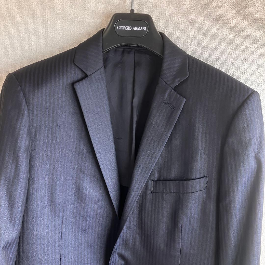 カルバンクライン ビジネススーツ ネイビー シャドーストライプ 上下セット