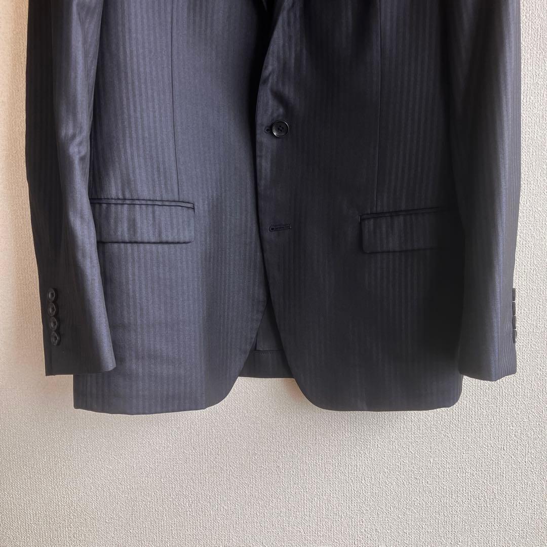 カルバンクライン ビジネススーツ ネイビー シャドーストライプ 上下セット