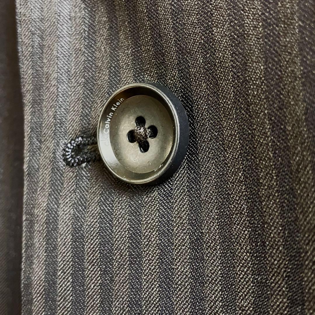 カルバンクライン ビジネススーツ ネイビー シャドーストライプ 上下セット