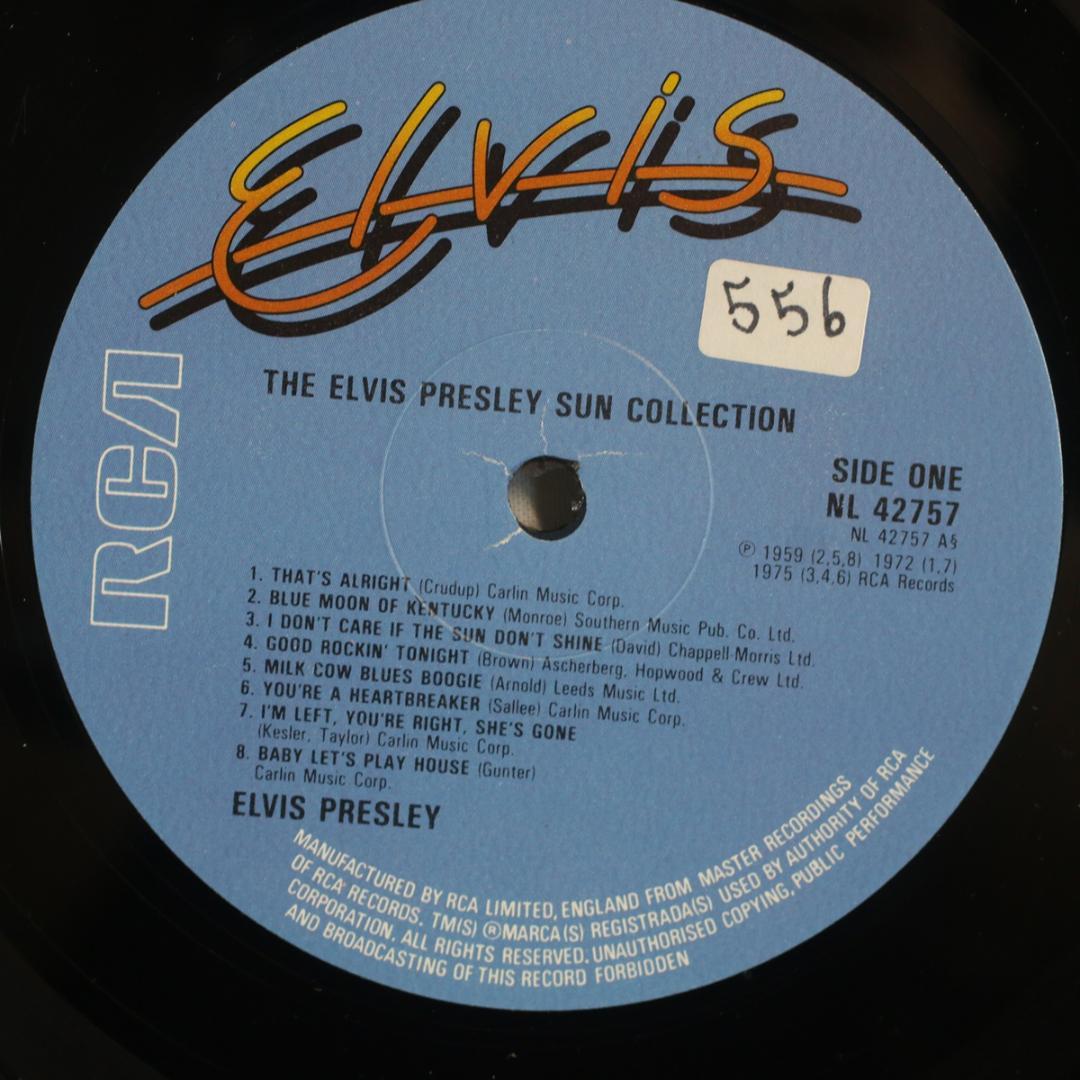 英LP Elvis Presley The Sun Collection 初期