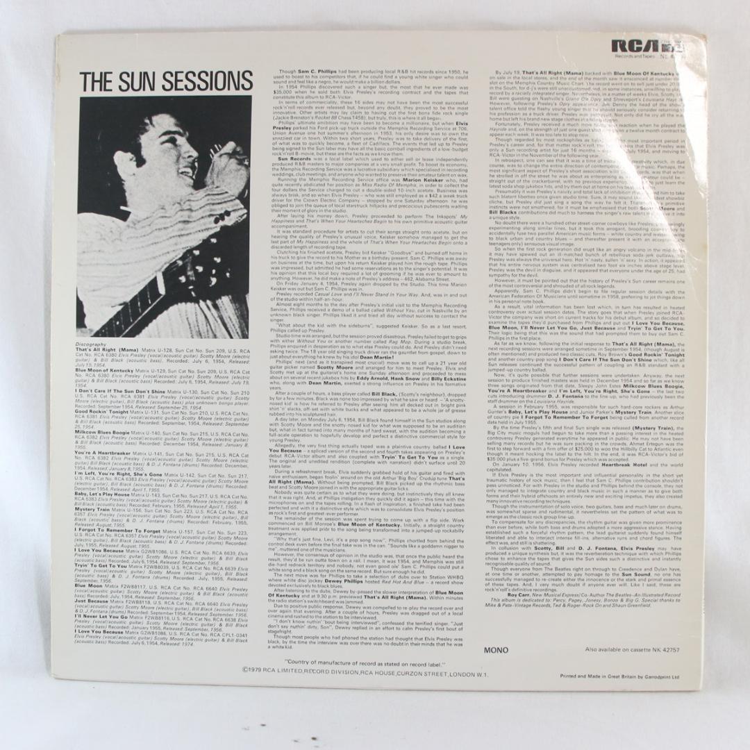 英LP Elvis Presley The Sun Collection 初期