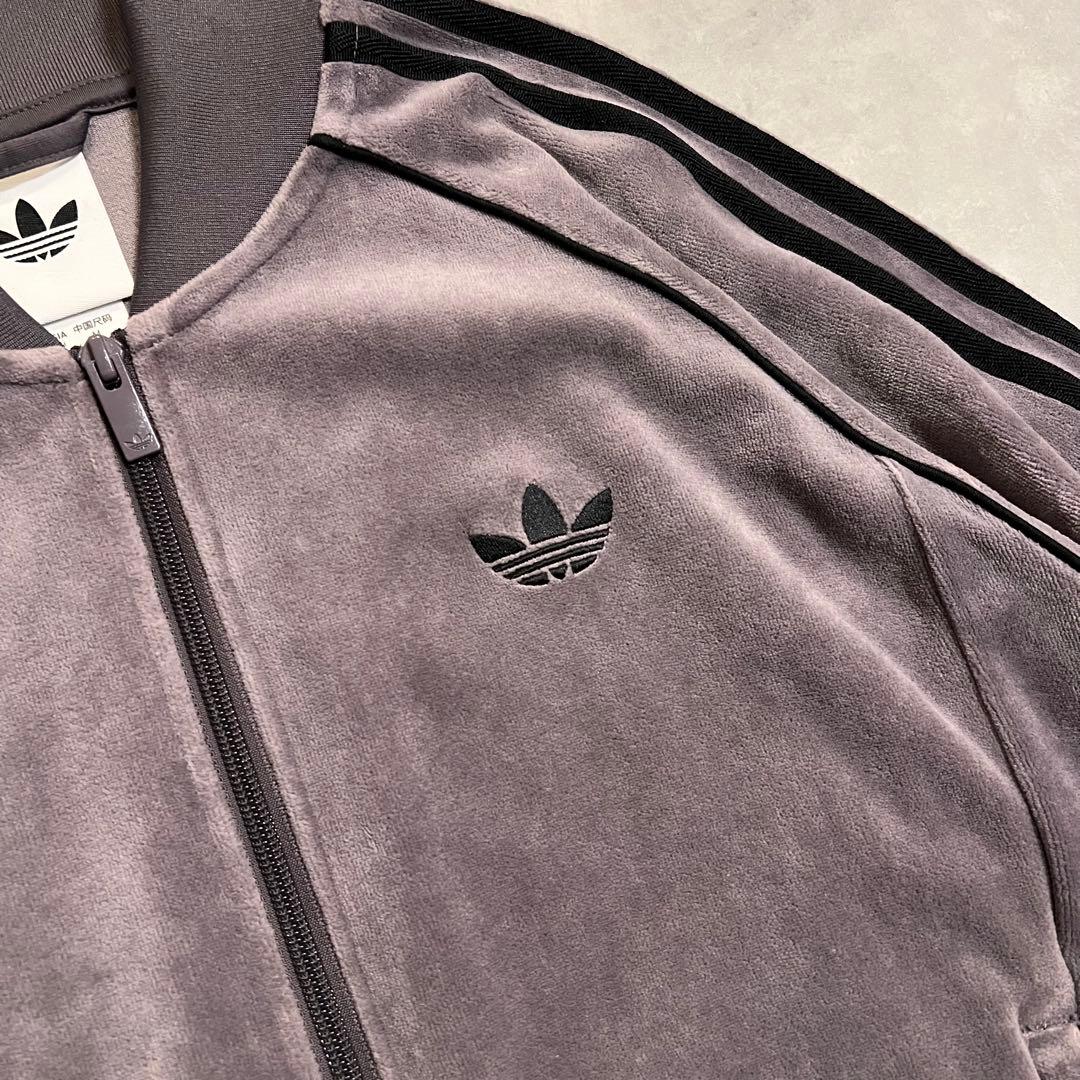 トップス adidas velours raglan track jacket