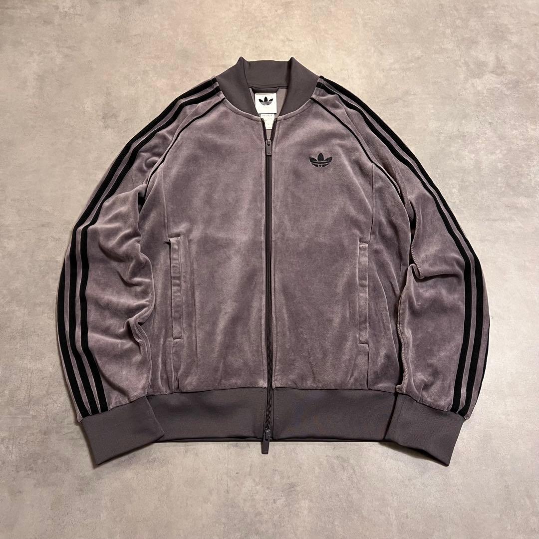トップス adidas velours raglan track jacket