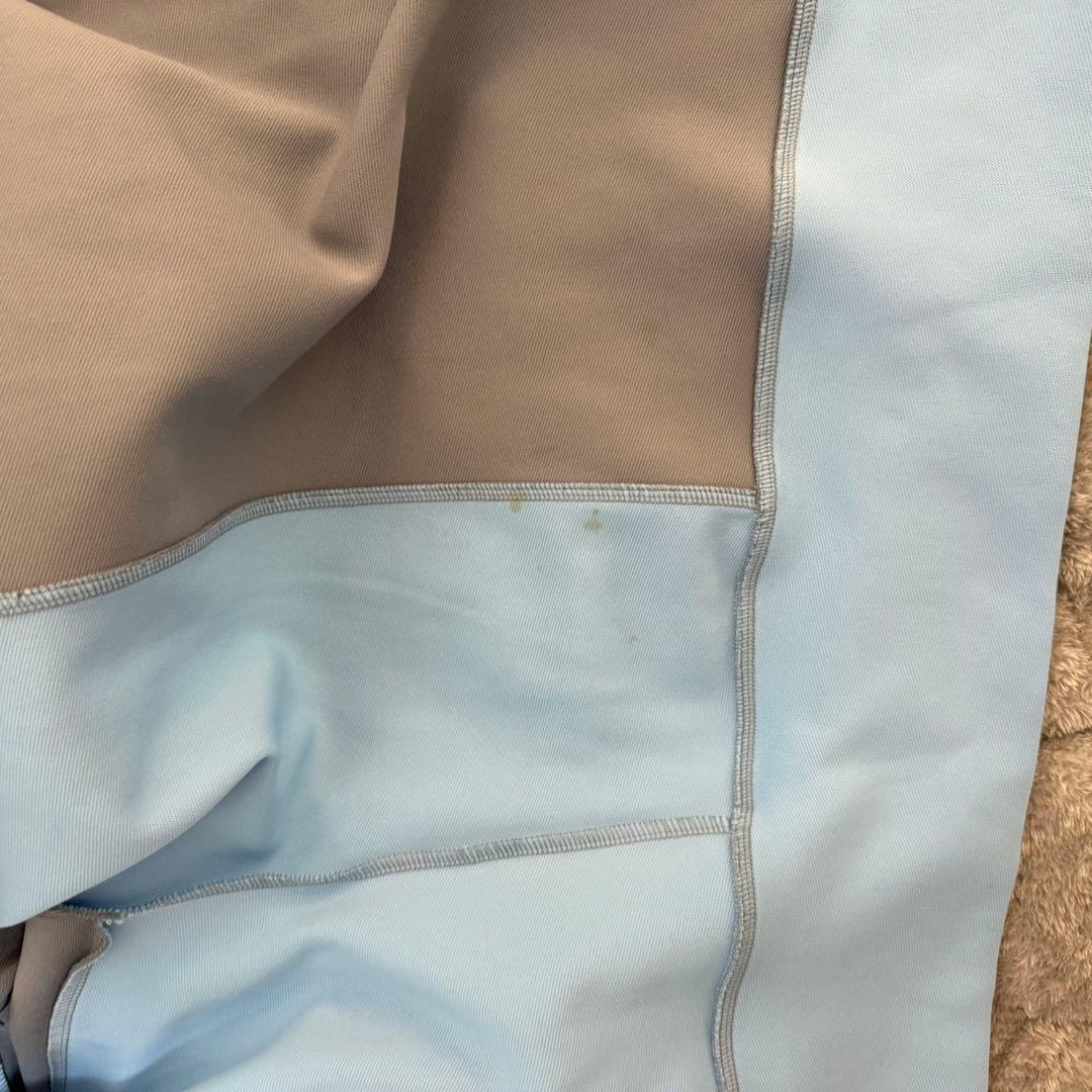 maonosuke 水色×グレー セットアップ ショートパンツ