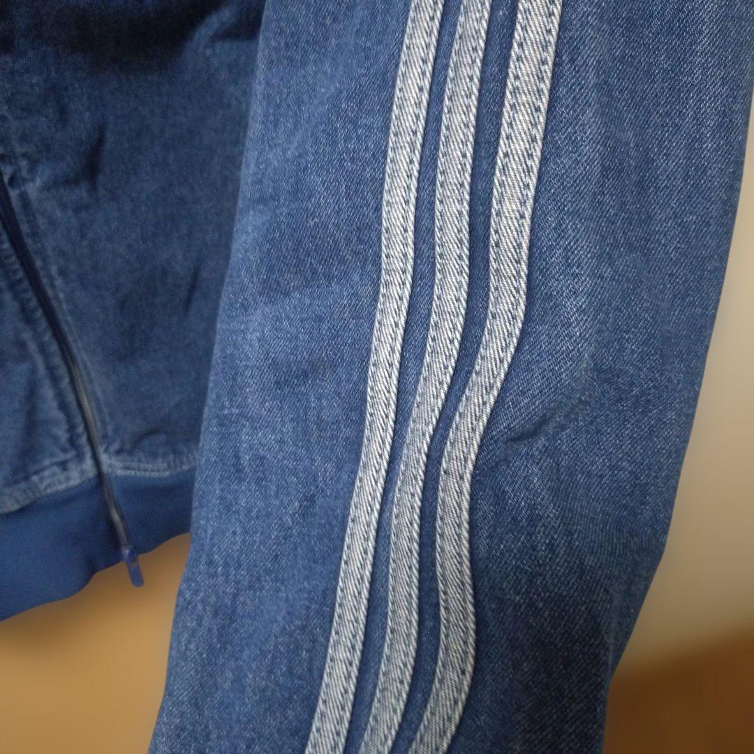 最終値下げadidasアディダス デニムブルー ジャージ