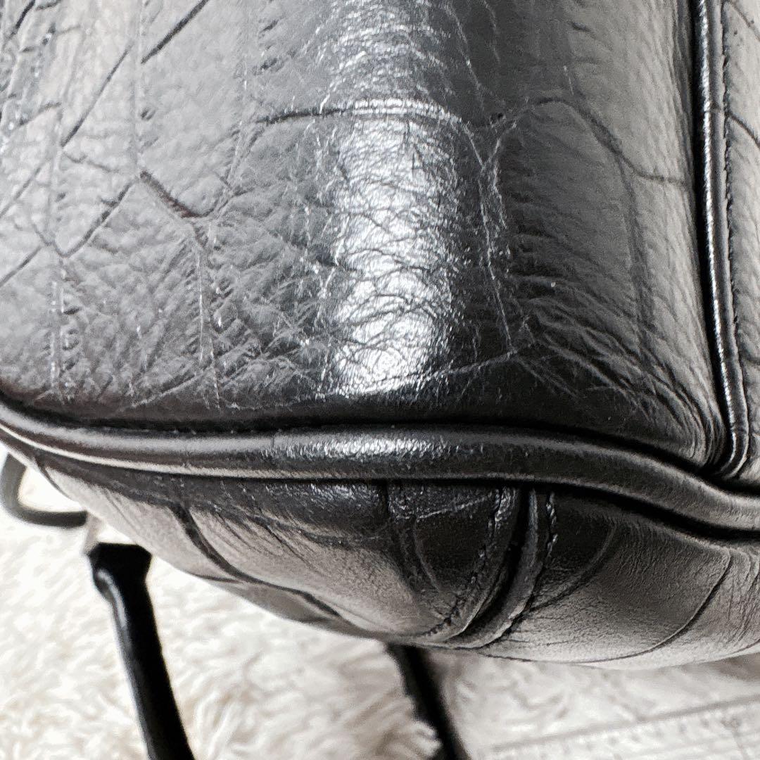 即日発送 美品 ペッレモルビダ pmo-mb026ele 被せ付ボストン A4