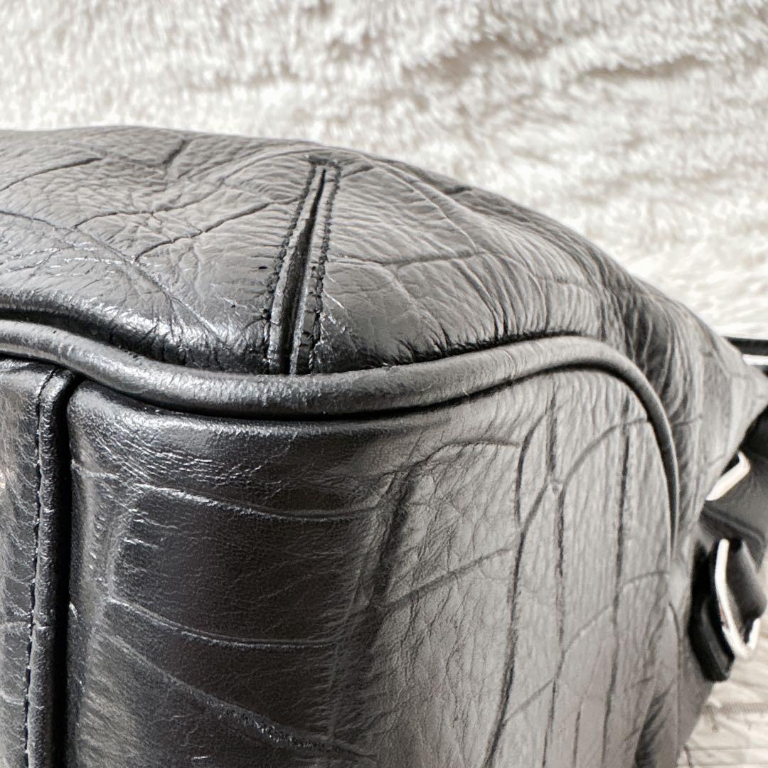 即日発送 美品 ペッレモルビダ pmo-mb026ele 被せ付ボストン A4