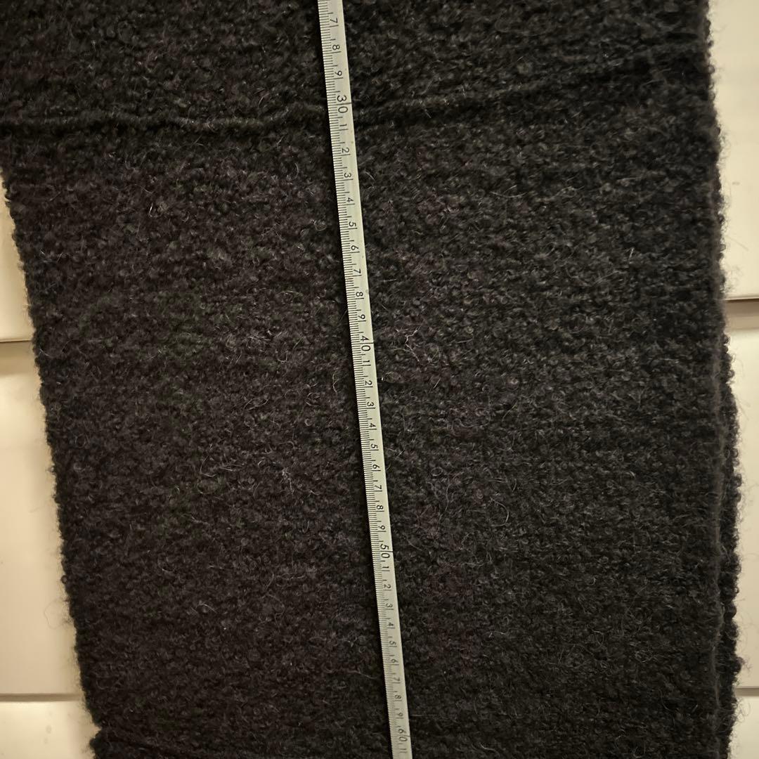 ステューシー　ブラック　マフラー