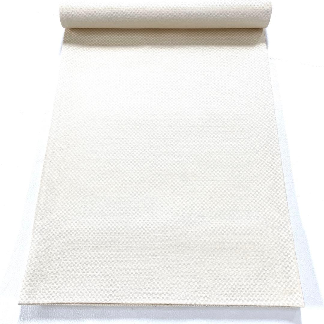 帯5896 ●高級 正絹 六通 袋帯 花文 華文