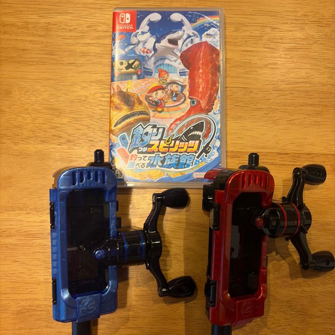 Switch 釣りスピリッツ 釣って遊べる水族館 サオコン２個付き