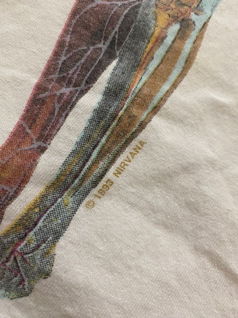 レア NIRVANA ビンテージ IN UTERO Tシャツ ©️1993