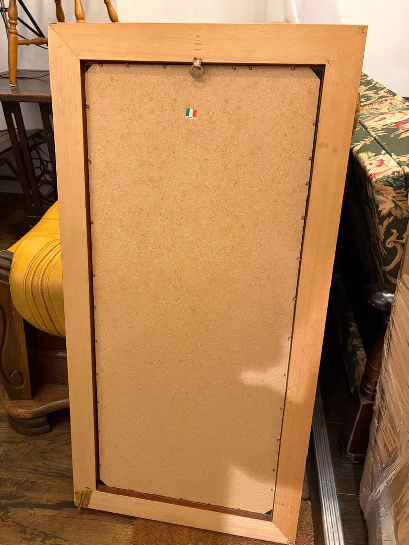 イタリア製 ヴィンテージ ウォールミラー フレームミラー アンティーク