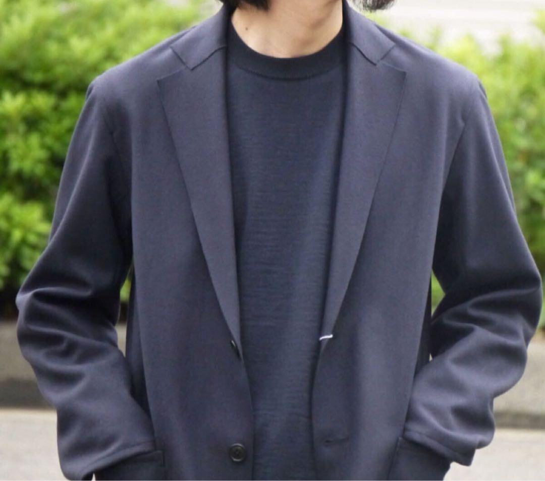 最終SALE！comoli フェルトン　セットアップ　ネイビー　size2