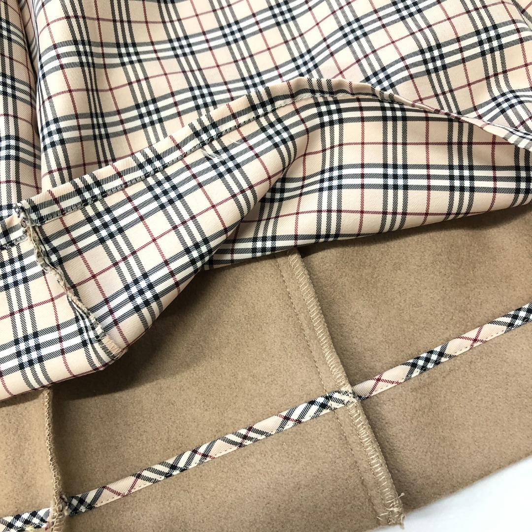 【美品】10F253 バーバリーブルーレーベル ウールコート キャメル 38 M