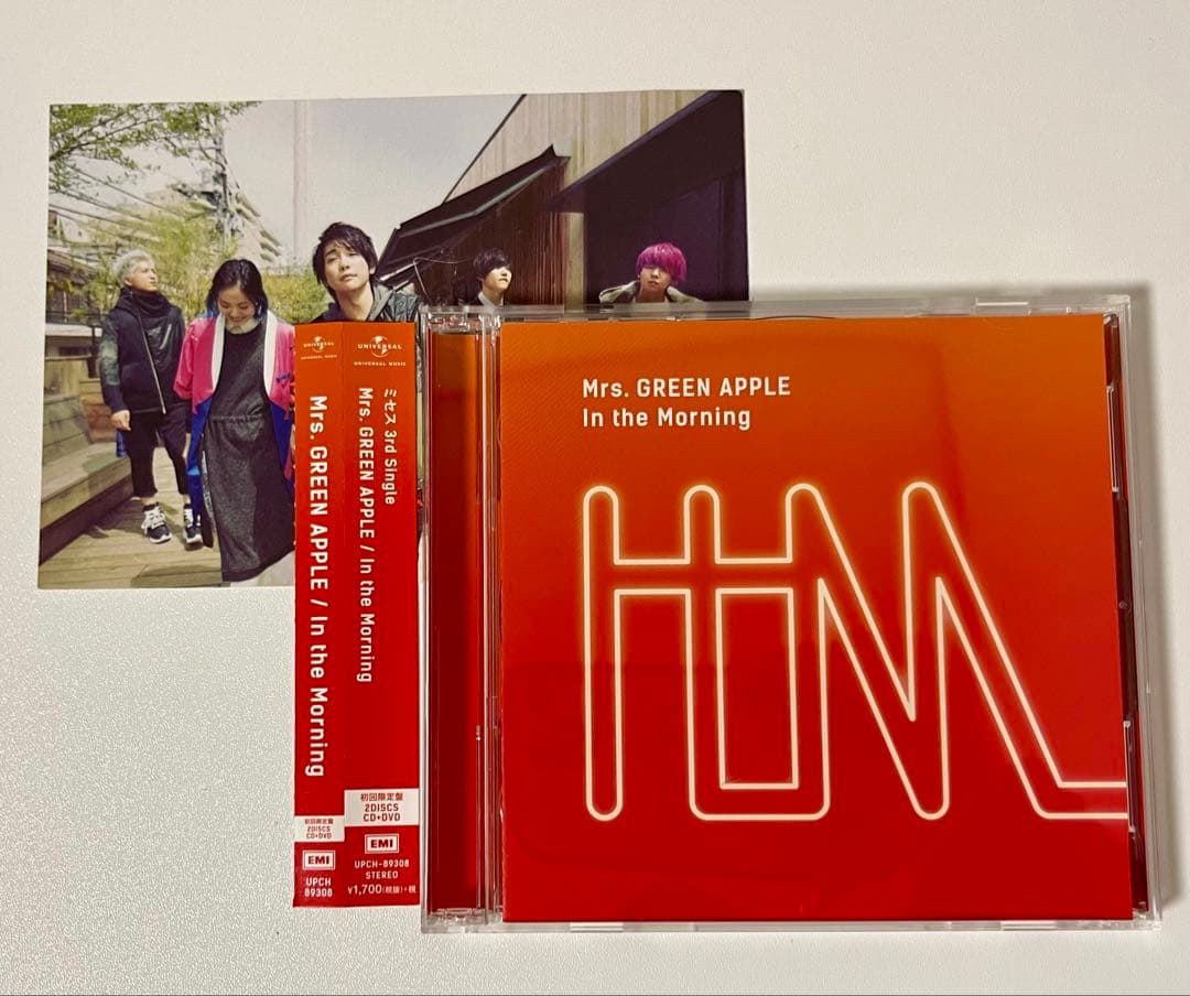 ミセスグリーンアップル　in the morning 初回限定盤　特典付き