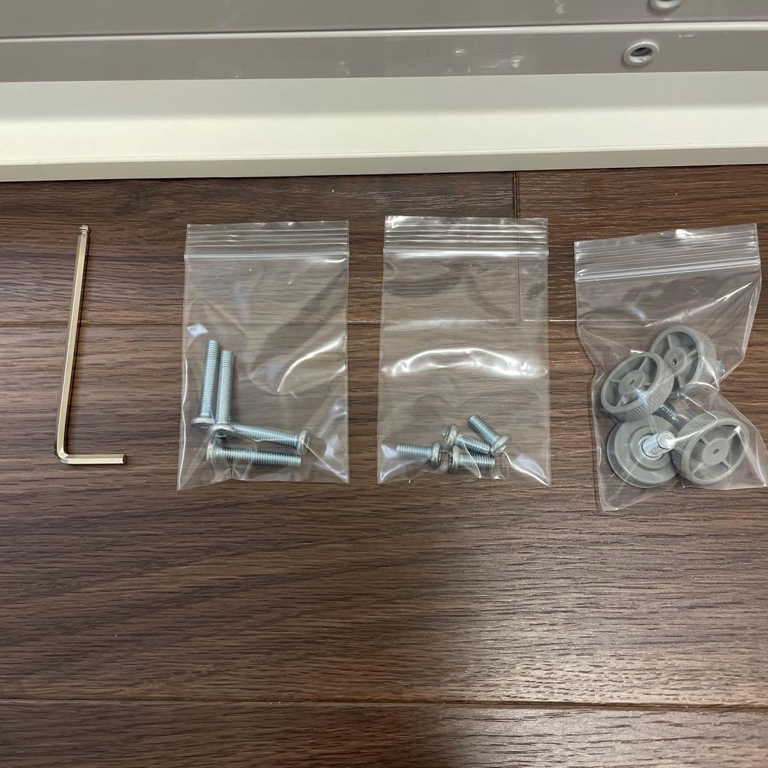 サンワダイレクト シンプルパソコンデスク 幅120×奥行60cm ホワイト