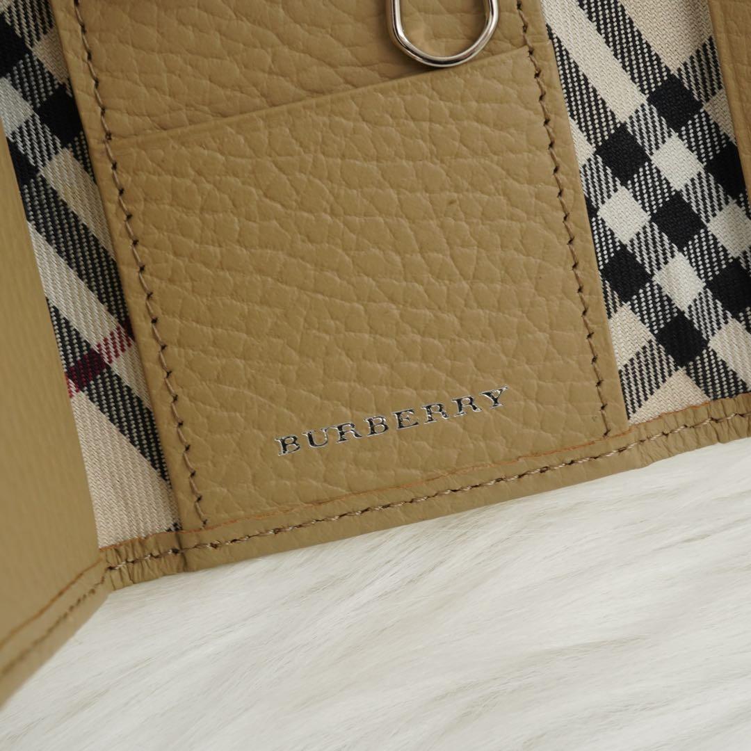 新品未使用品　BURBERRY LONDON キーケース　ノバチェック　ベージュ