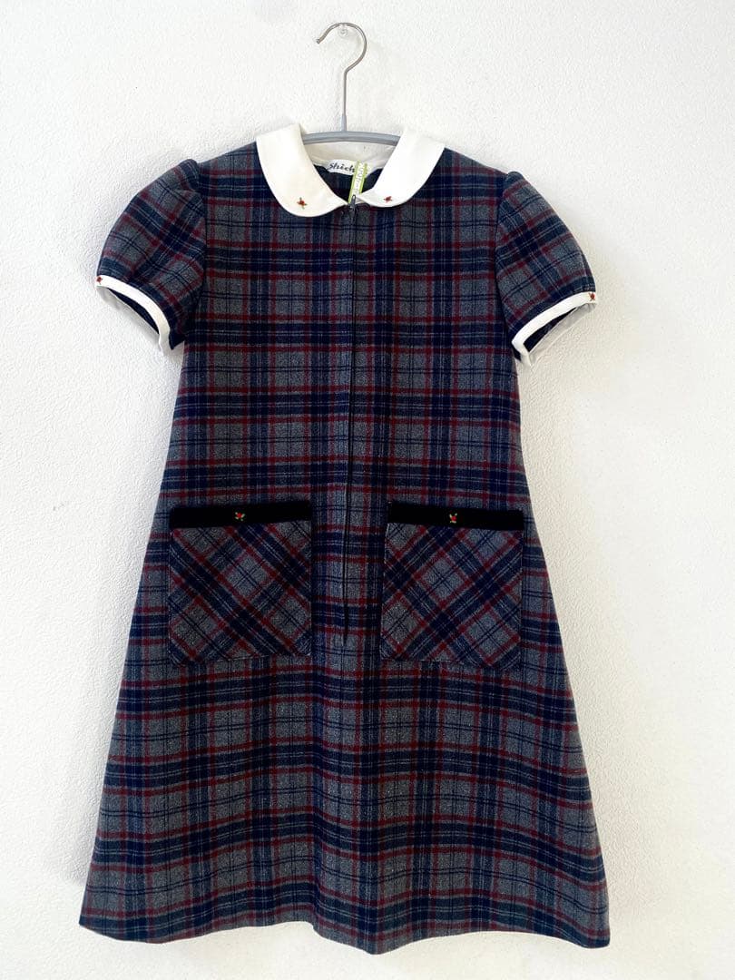 Shichiri 荻窪 七里　半袖ワンピース Lサイズ