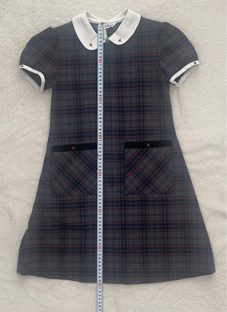 Shichiri 荻窪 七里　半袖ワンピース Lサイズ