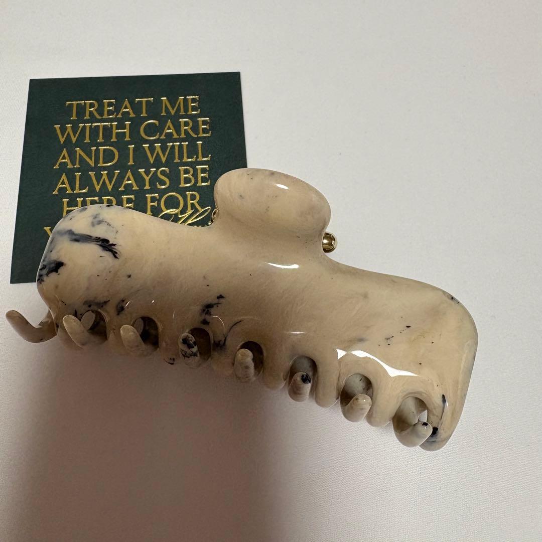 【Undo Hairware】 No. 4 Claw クリップ　グレーマーブル