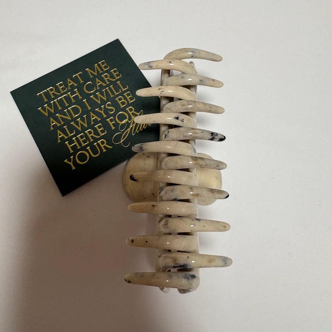 【Undo Hairware】 No. 4 Claw クリップ　グレーマーブル