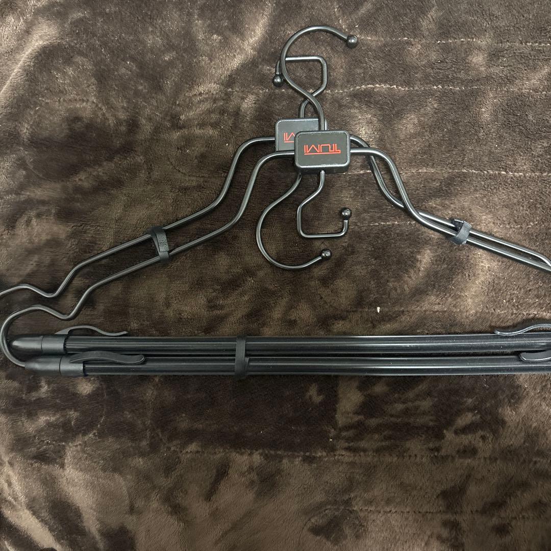 TUMI ブラック衣類ハンガー 2個セット　開封後未使用