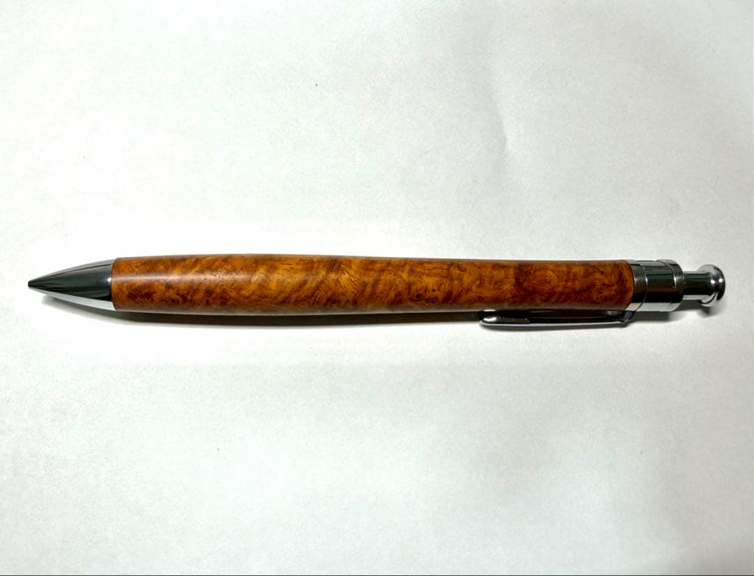 【工房楔】 ペンシル楔 花梨瘤杢 0.5mmシャーペン