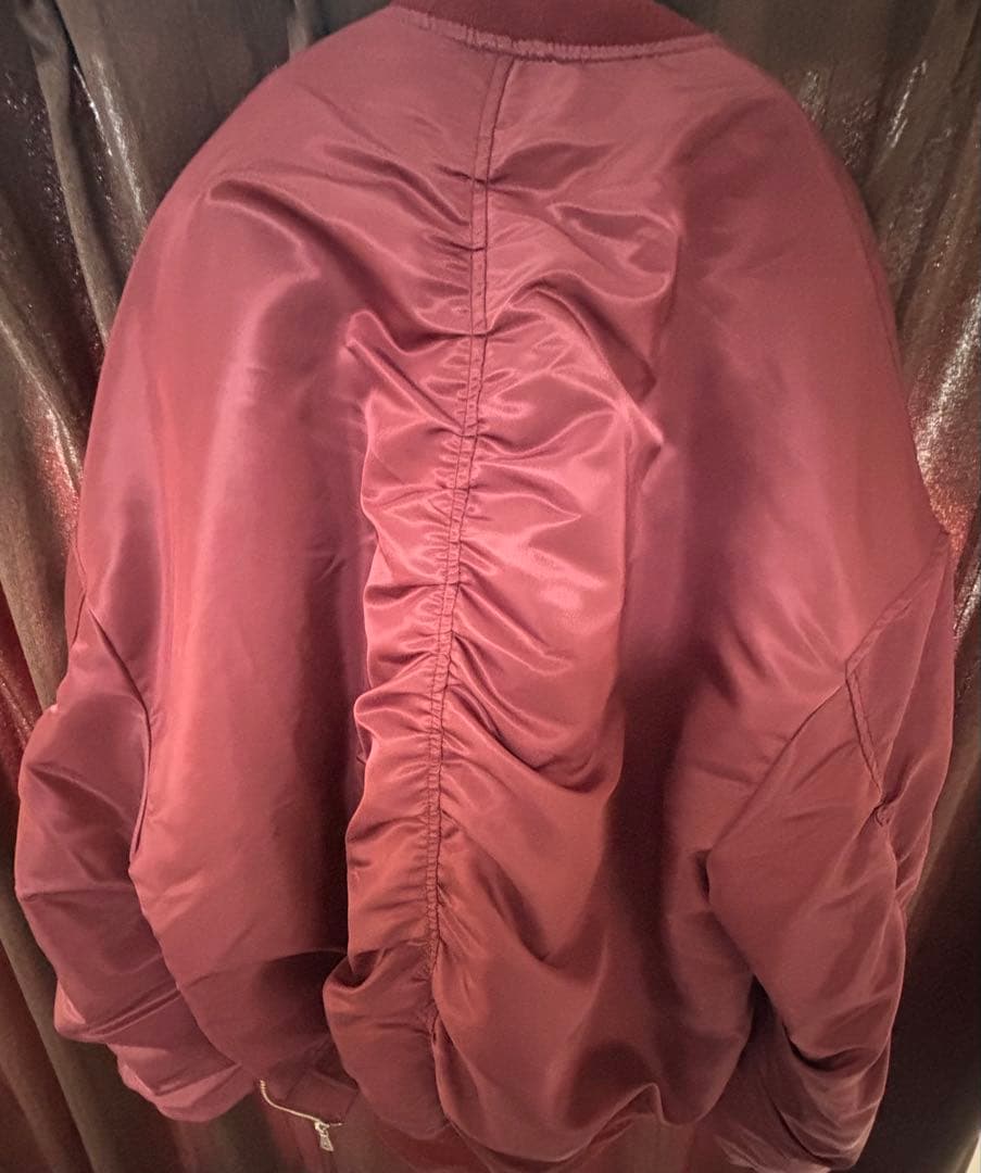 MAISON SPECIALプライムオーバーナイロンMA-1ボンバージャケット