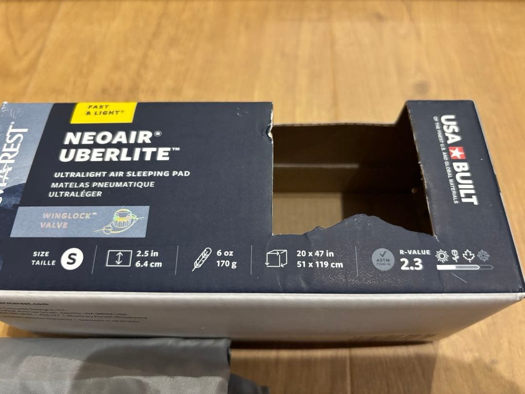 サーマレスト　ネオエアーウーバーライト　サイズ　S