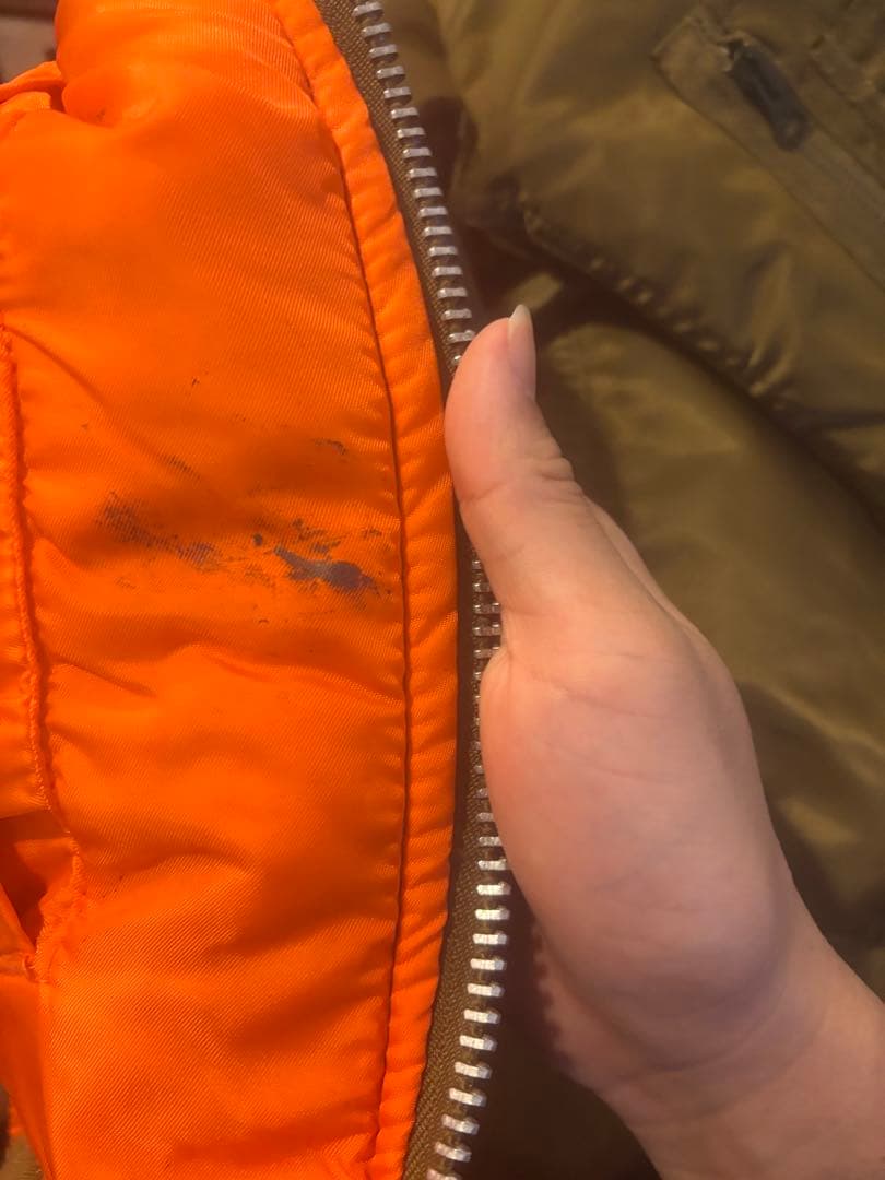 Alpha MA-1 【USA製】90s 旧タグ　ゴールド